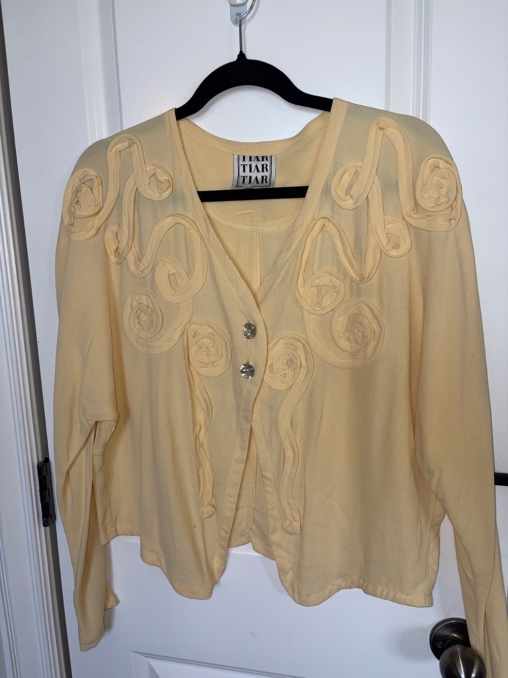 TIAR Los Angeles dress jacket with matching camisole blouse